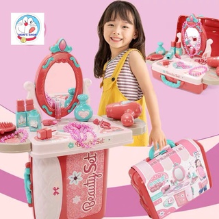 Đồ chơi 3 in 1 bàn trang điểm, va ly trang điểm siêu xinh