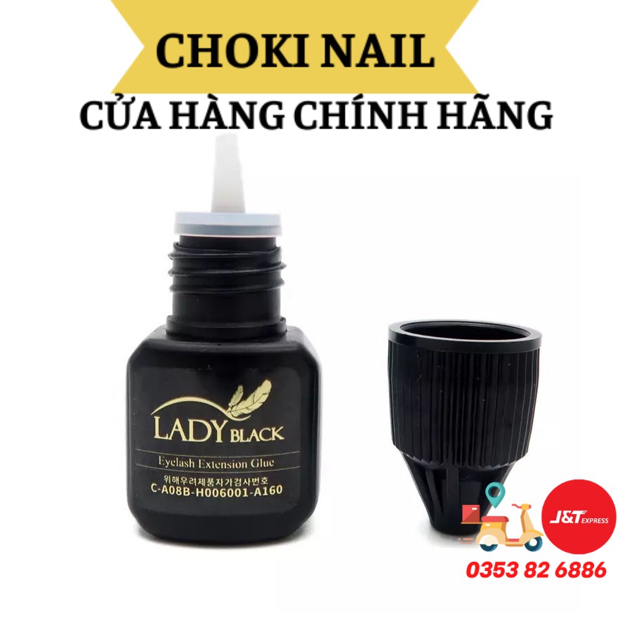 keo nối mi lady black Keo nối mi không cay, siêu bền chính hãng