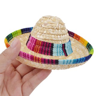 Nón Rơm Phong Cách Mexico Cho Thú Cưng