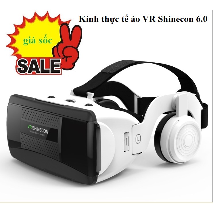 Kính Thực Tế Ảo VR Shinecon 6.0 G06EB cho điện thoại Android IOS kích thước 3.5 đến 6.0