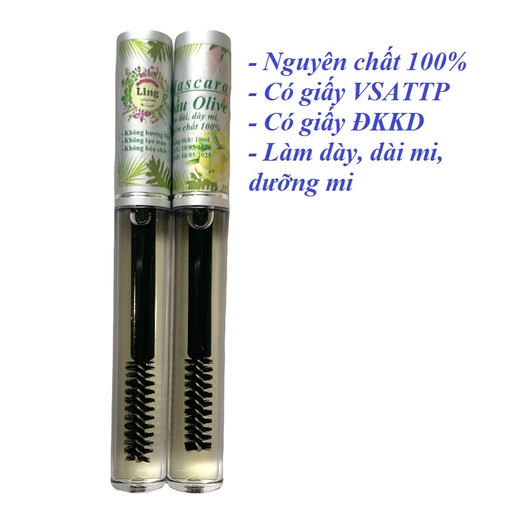 Chuốt mi dầu olive dưỡng mi cong (macara dầu olive) nguyên chất 100%