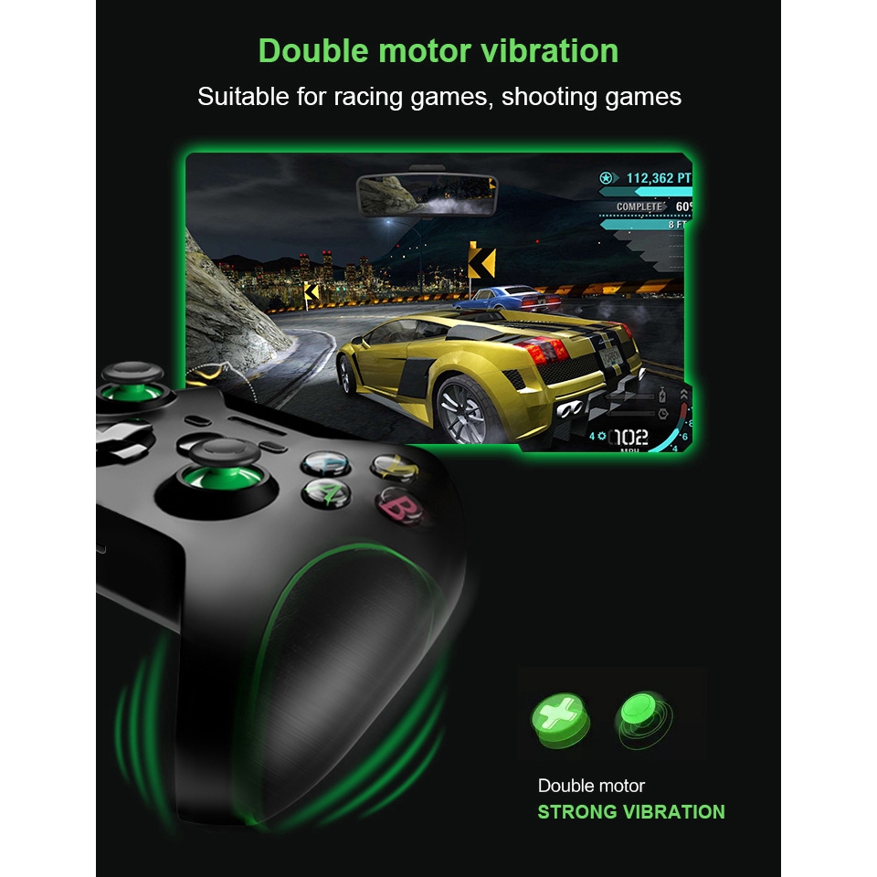 2.4G Wireless Game Controller Joystick For Xbox One Controller For PS3/Android Smart Phone Gamepad For Win PC 7/8/10 『Zeer 』