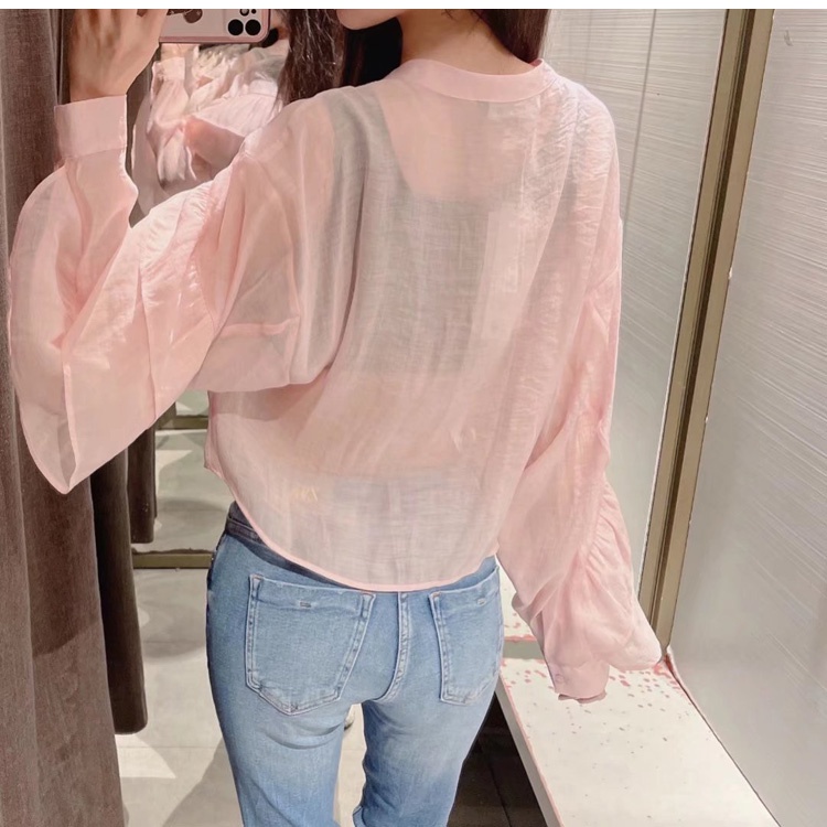 Zara spring áo sen nhiều lớp mới1971 / 065