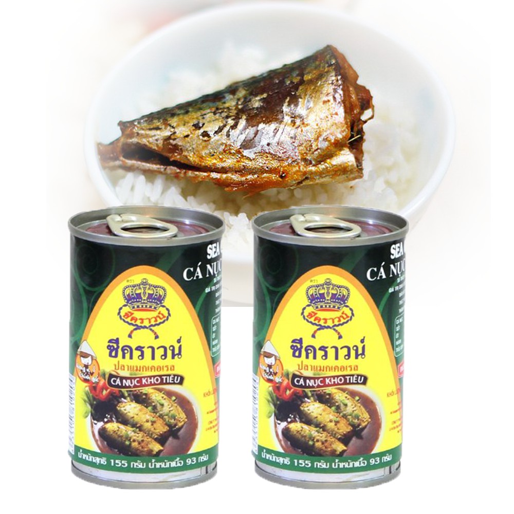 Cá nục kho tiêu Seacrown 155g (Date 2023) | BigBuy360 - bigbuy360.vn