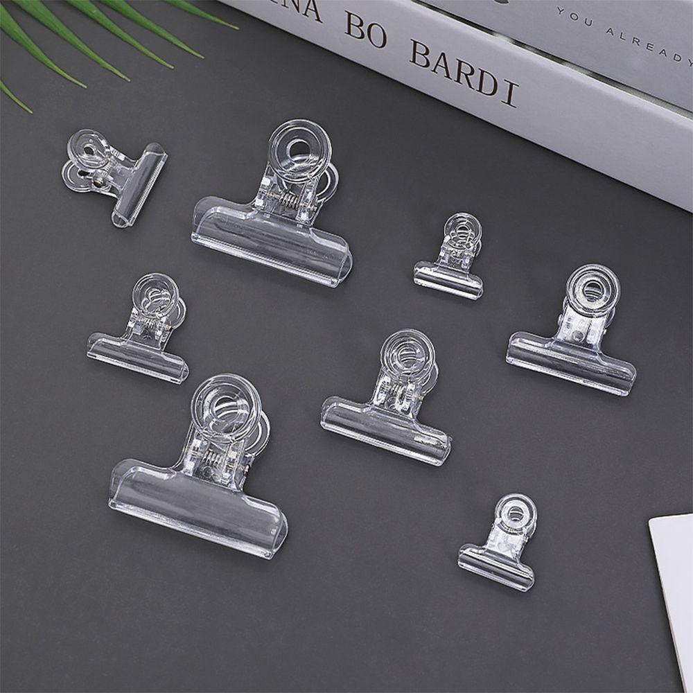 Kẹp Giữ Tài Liệu Bằng Nhựa Acrylic Trong Suốt Tiện Dụng Cho Văn Phòng