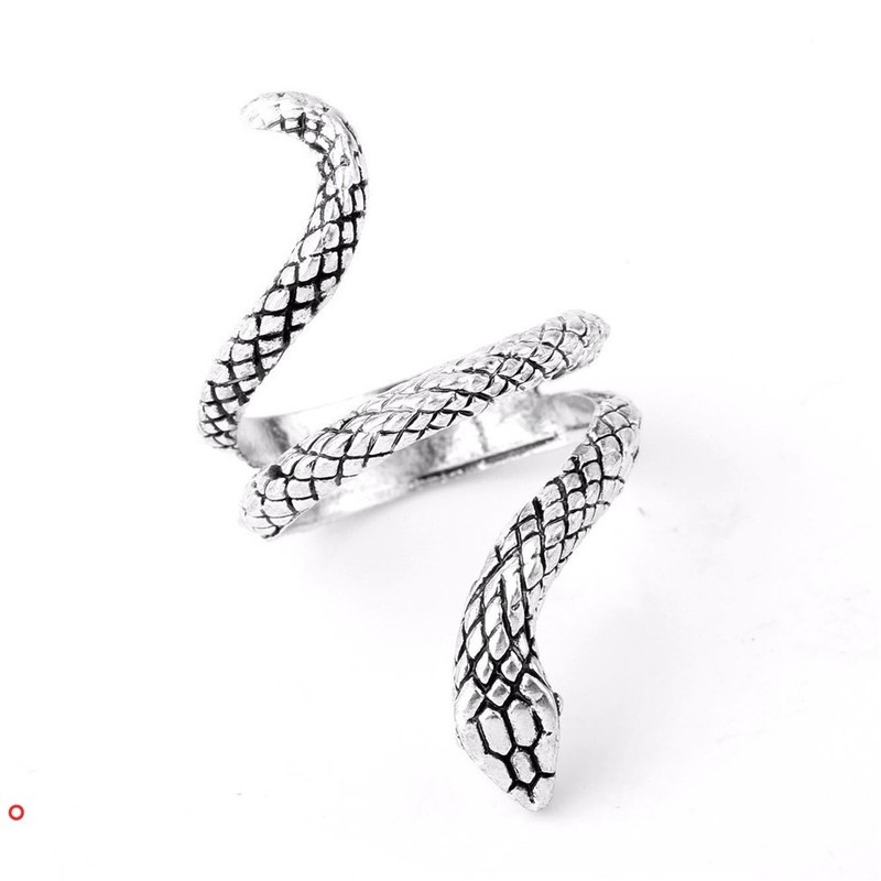 Nhẫn đeo tay hình rắn cá tính sành điệu cho nam và nữ
