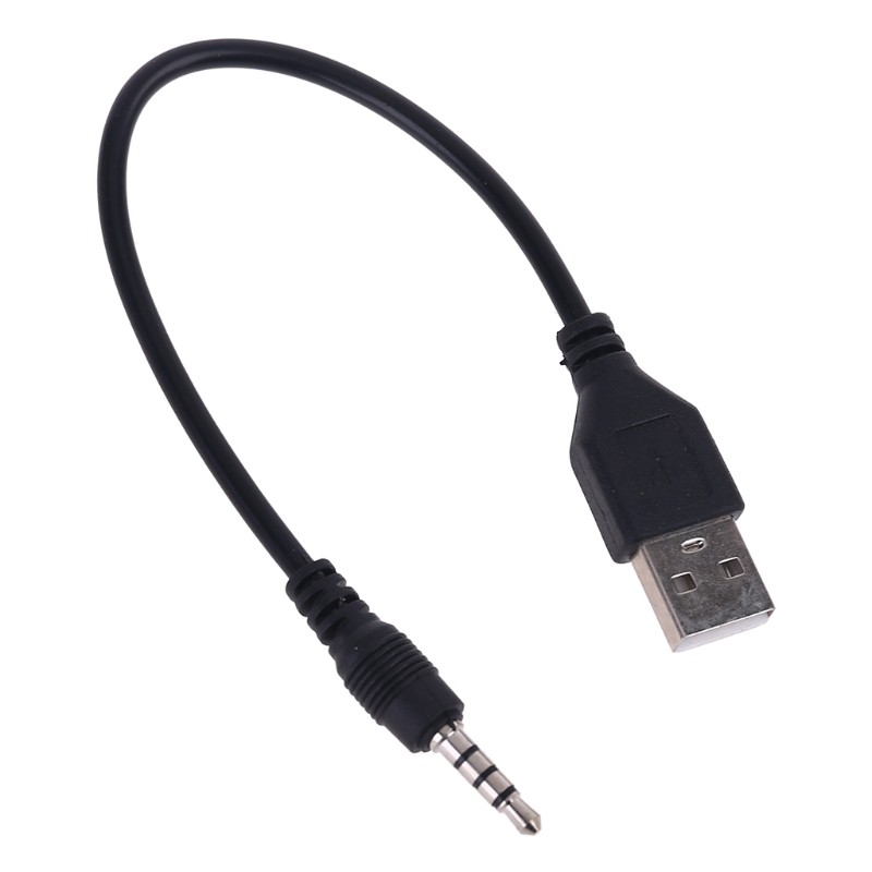 Dây Cáp Âm Thanh Chuyển Đổi Cổng Usb Sang 3.5mm Cho Mp3 Mp4 - Màu Đen