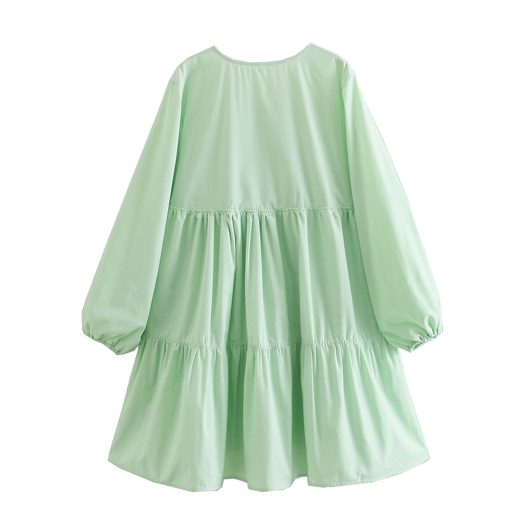 Zara Morocco full tag - Đầm babydoll giản đơn DT1BBG45N10