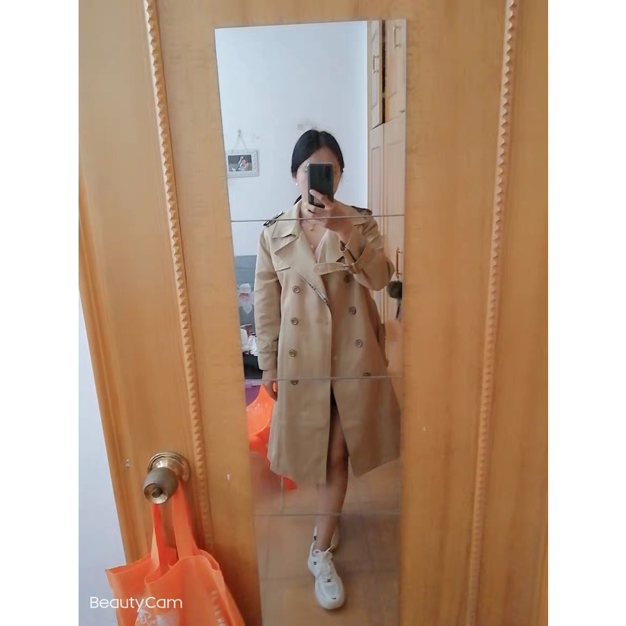 Áo  khoác mangto kaki dài
