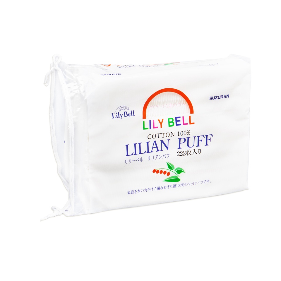 Combo Bong Tẩy Trang 3 Lớp Suzuran Lily Bell Lilian Puff Cotton Pads 222 Miếng Dụng Cụ Lam đẹp Vitamindep Com