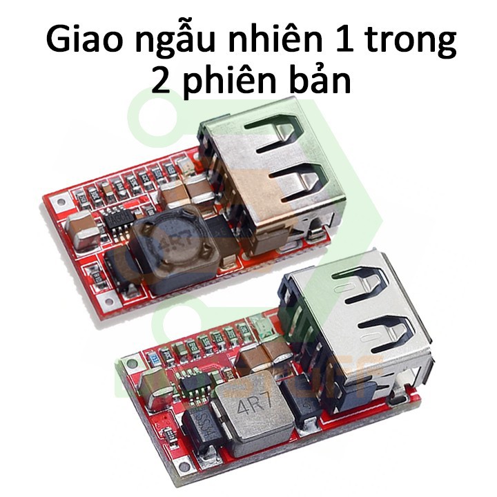 Mạch hạ áp DC 6V - 24V xuống 5V USB dùng chế sạc điện thoại 95