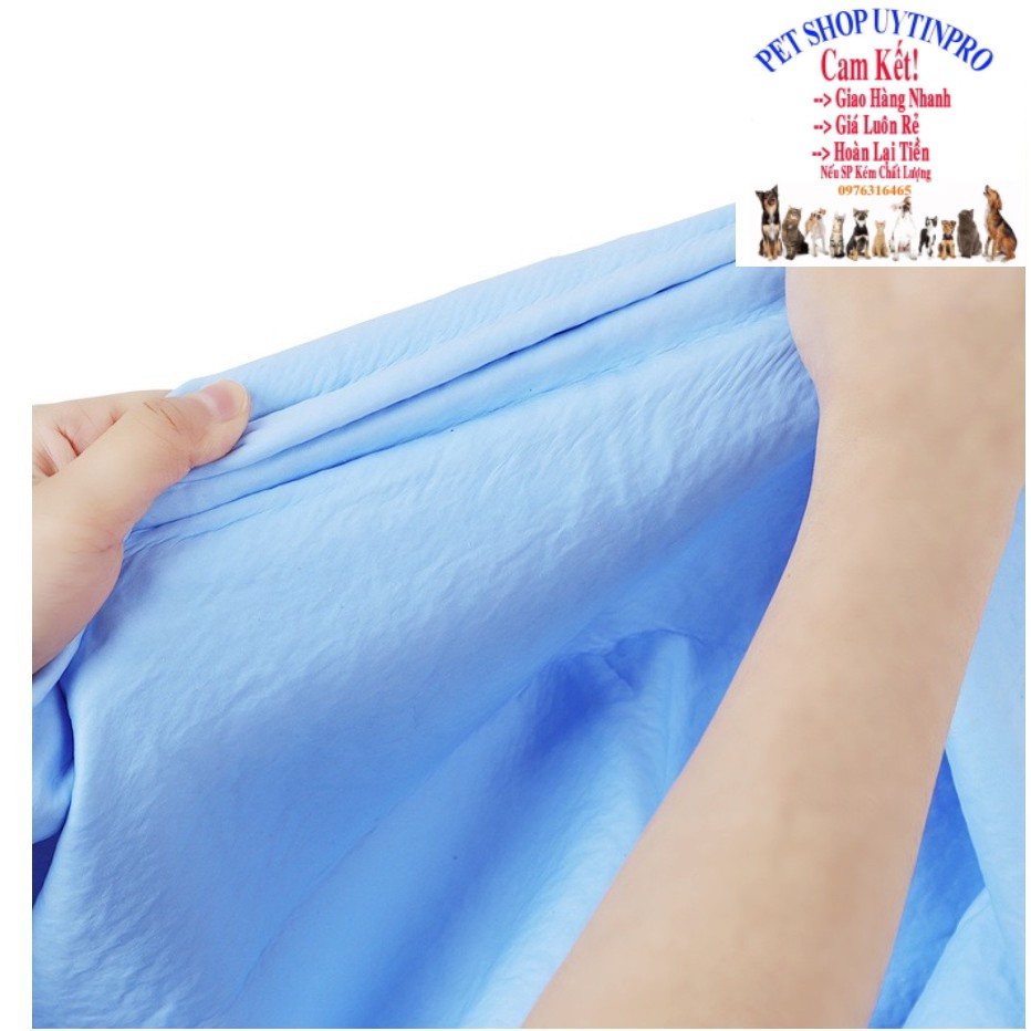KHĂN TẮM CHO CHÓ MÈO THÚ CƯNG Clean Cham Siêu thấm hút Size 65x42cm - Pet shop Uytinpro
