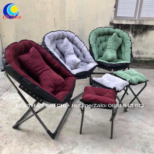 Ghế Tựa Lưng Thư Giãn Đọc Sách, Ghế Sofa Đơn Cho Bà Bầu Vỏ Tháo Ra Giặt Được Kèm Gối Và Ghế Gác Chân