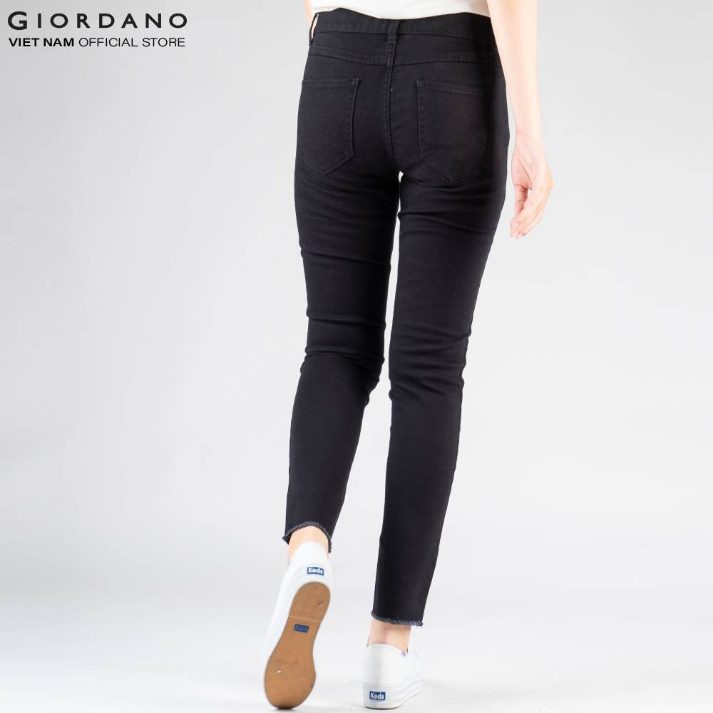 Quần jeans dài nữ Giordano 05419048