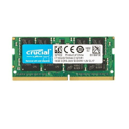 RAM Laptop DDR4 Crucial 16GB Bus 2400 SODIMM CT16G4SFD824A