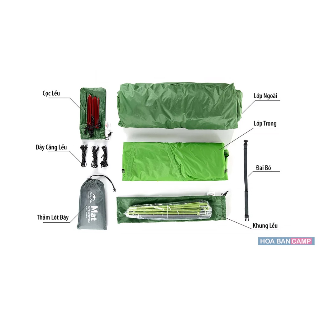 Lều 2 Người NatureHike Star River 2 NH17T012-T
