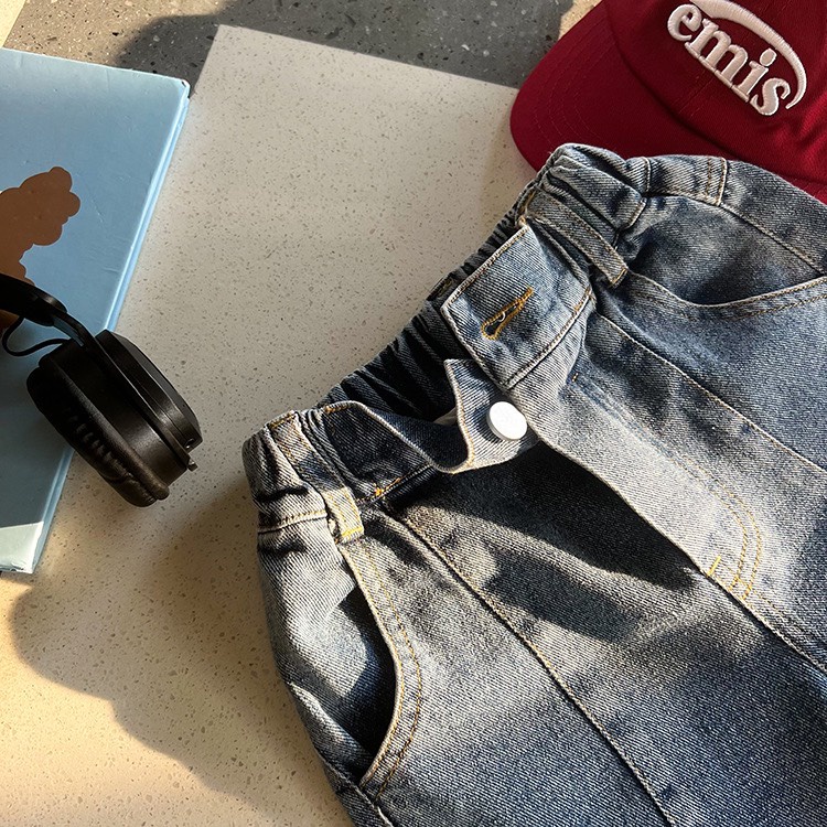 Quần jean dài ống côn thời trang cho bé Q878 [FORM LỚN HƠN 1 SIZE ]