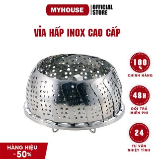 VỈ HẤP INOX CAO CẤP ❤️FREESHIP ❤️GẤP GỌN ĐA NĂNG TIỆN LỢI CHO NHÀ BẾP
