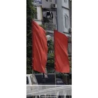Cờ hồng kỳ 0,65x2m