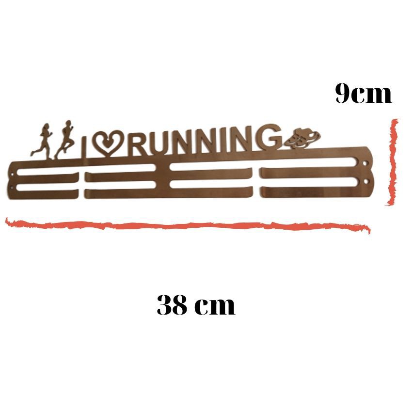 [MUA NHANH] Giá treo huy chương chạy bộ i love running+ móc treo huy chương, cờ vua, chạy marathon , nhận thiết kế riêng