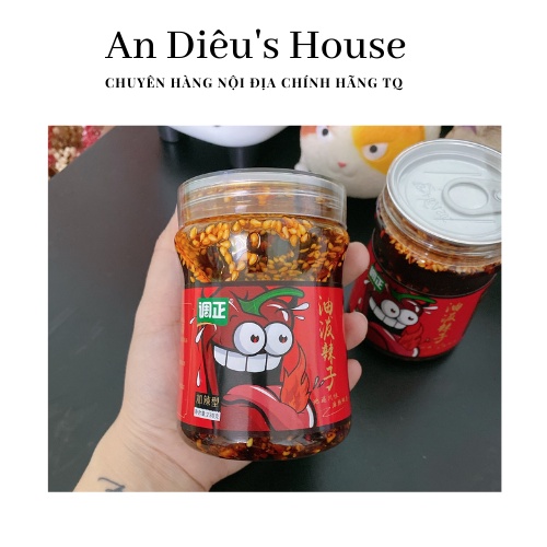 Ớt chưng dầu Tứ Xuyên - Ớt chưng dầu Trung Quốc 230g - An Diêu's House