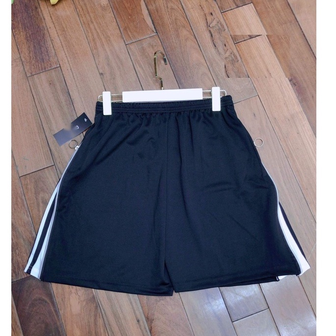 Quần Short 3 Sọc Phối Khóa PEONYB Unisex [FREESHIP]  Sooc đùi ống rộng thể thao hàn quốc cá tính nam nữ Ulzzang