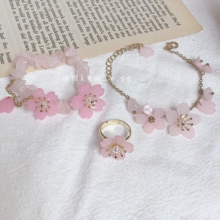 Vòng tay và nhẫn hoa Sakura