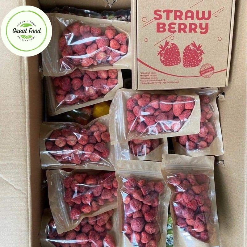 Dâu tây sấy lạnh Great Food - Gói 50gr & 100gr