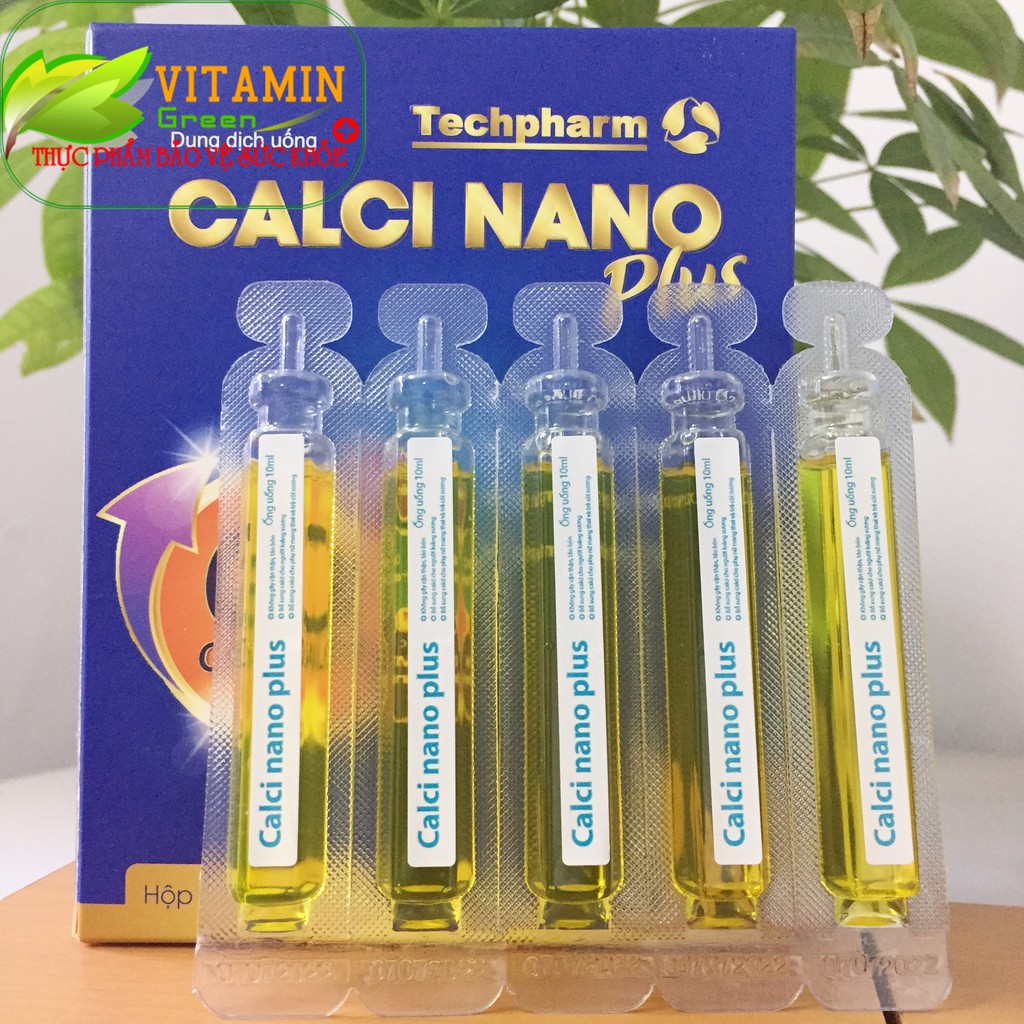 CANXI NANO CHO BÉ CALCI NANO PLUS 20 ống x 10ml