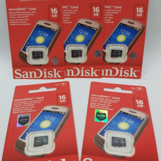 Thẻ Nhớ Micro Sdhc Sandisk 16gb Class 4 Sdsdqm-0016g-b35