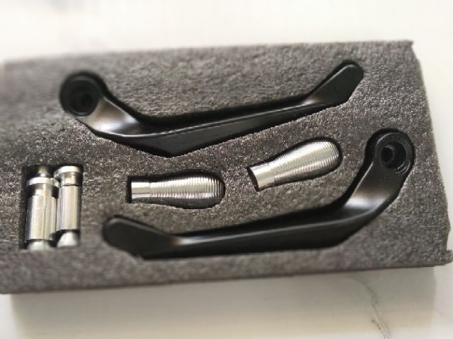 Bộ càng bảo vệ tay côn tay thắng nhôm xe máy mô tô yamaha PG1 suzuki GD110 ẸN 150 YB125