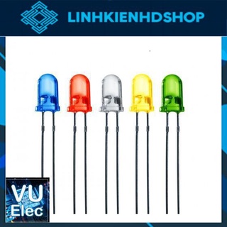 Gói 10 con led phủ màu 3mm phi 3