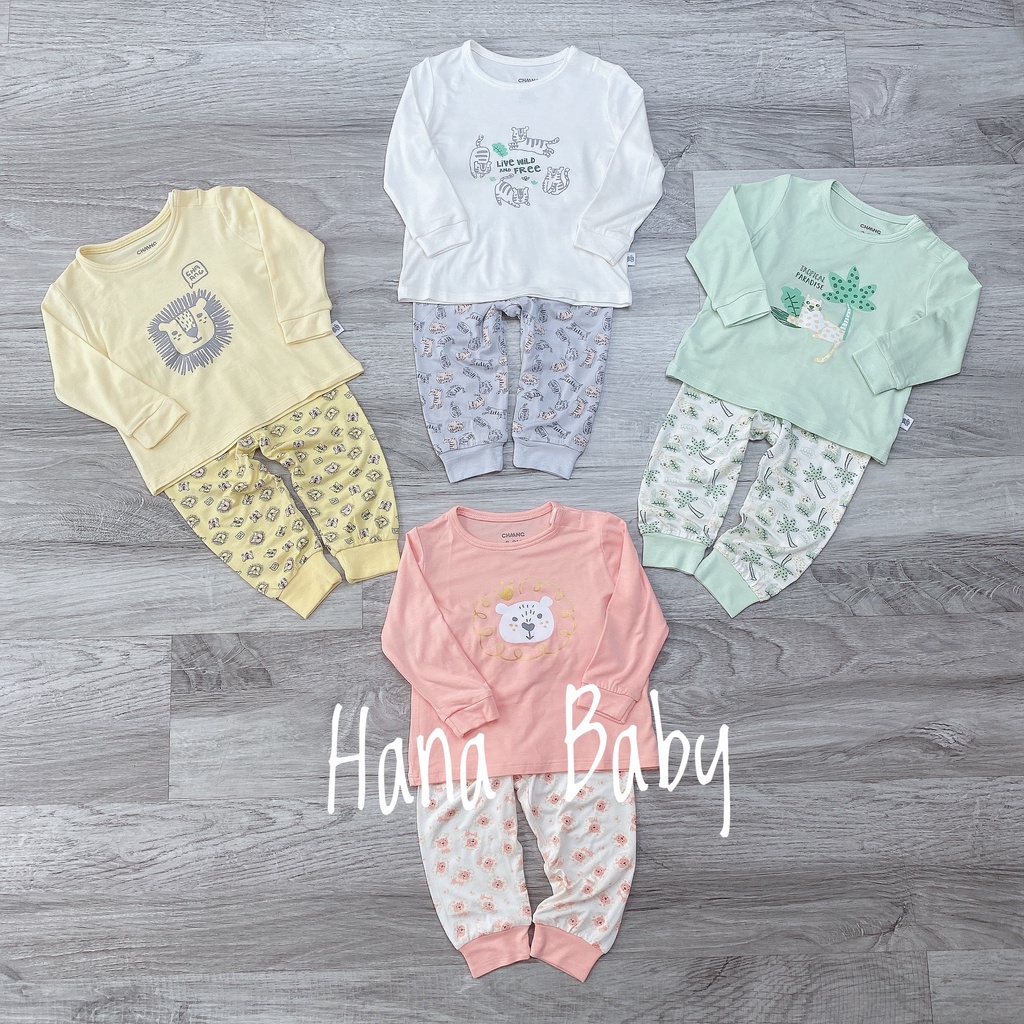 CHAANG Bộ Dài Tay Cài Vai Tigger Cho Bé Dưới 5 Tuổi