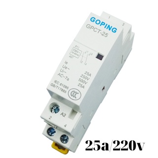 Khởi Động Từ 1 Pha Goping 25A-220V Contactor (Xám)