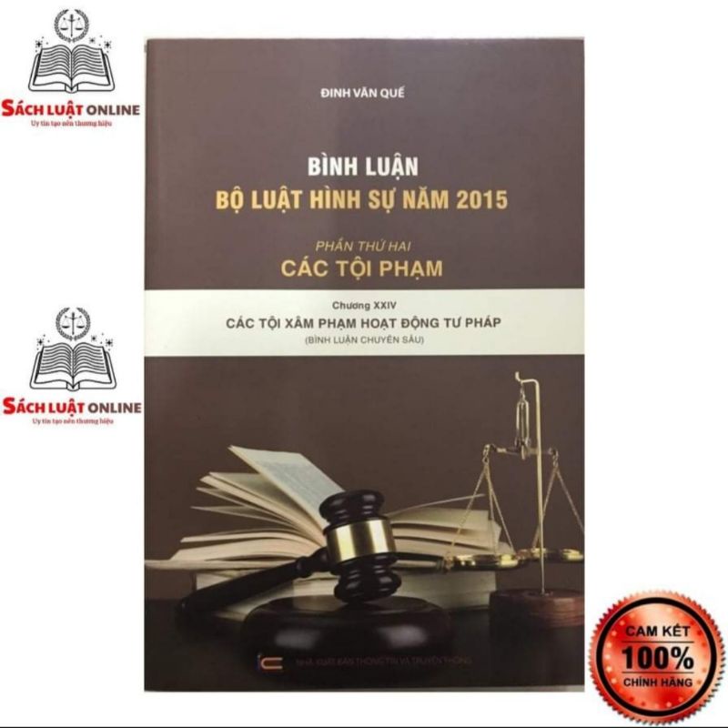 Sách - Combo 7 cuốn Bình luận Bộ luật Hình sự (Đinh Văn Quế)