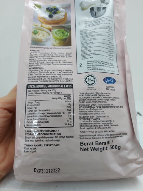 [Mã 77FMCGSALE1 giảm 10% đơn 250K] Bột Whipping Cream Snow Whip - 500gr | BigBuy360 - bigbuy360.vn