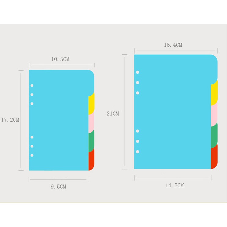 Giấy phân mục cho planner A4/B5/A5/A6/A7