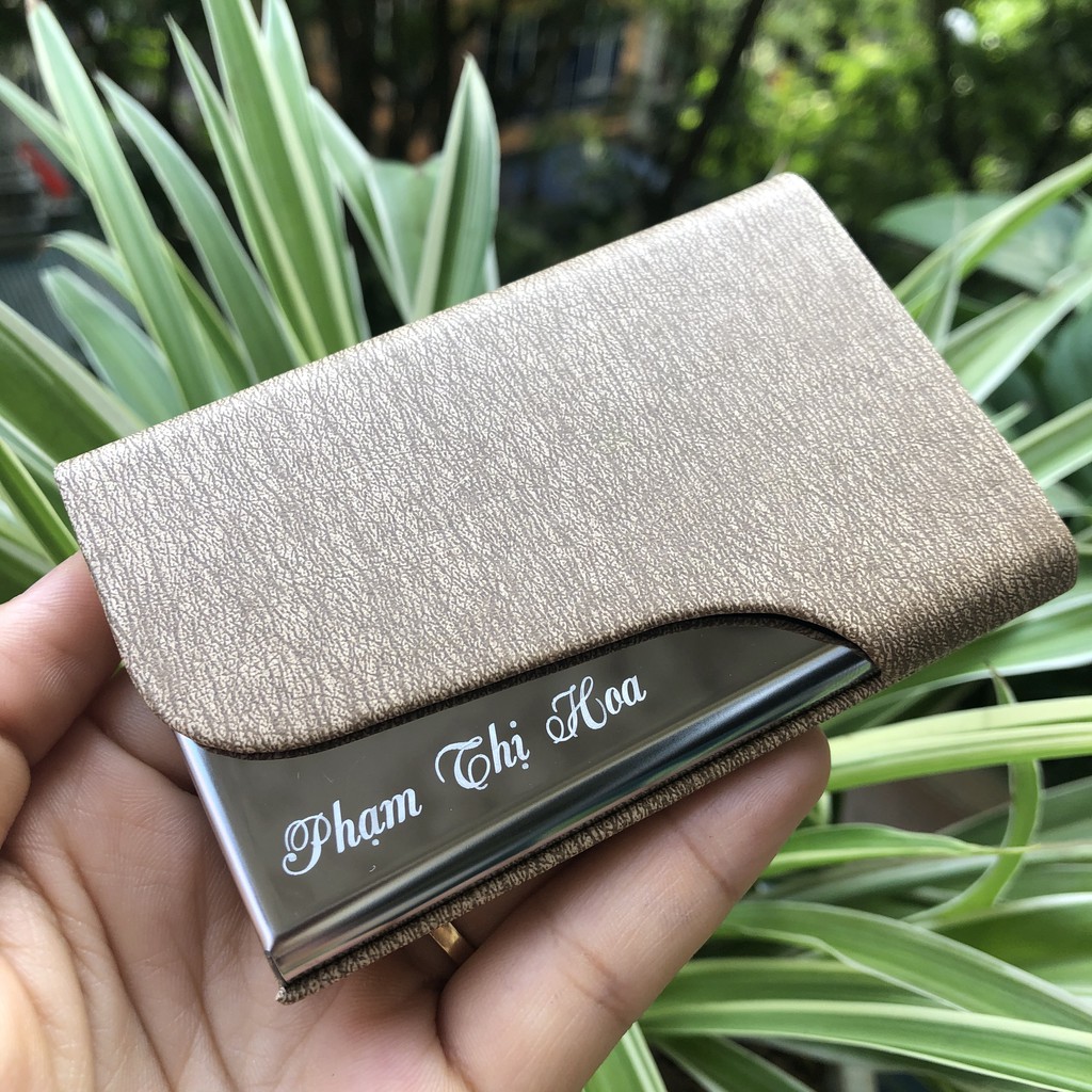 Hộp Đựng Name Card Da PU Cao Cấp HC26 Với Thiết Kế Sang Trọng Và Đẳng Cấp_Mẫu Mới Nhất