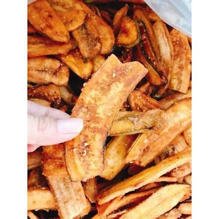 1Kg chuối sấy mè gừng.