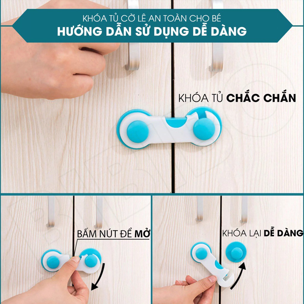 Đai Khóa gài tủ lạnh, chốt an toàn tủ lạnh, ngăn kéo, tủ đồ 88254