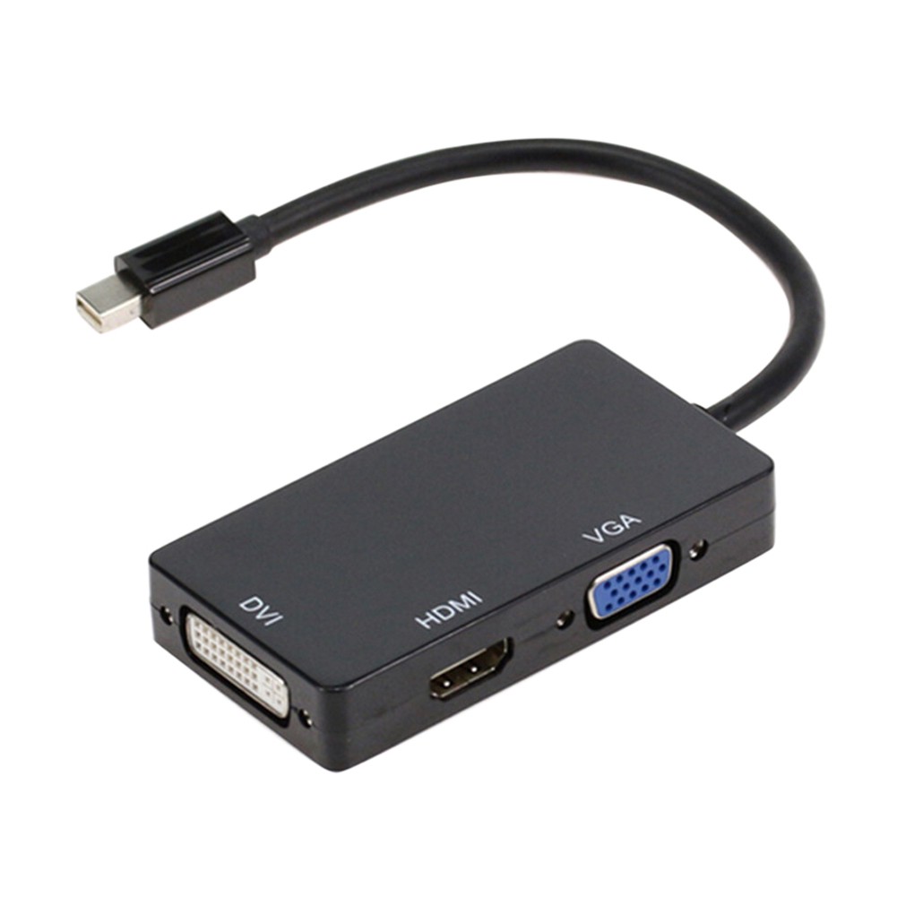 Hub kết nối hình ảnh V13 3 trong 1 mini HDMI VGA DVI