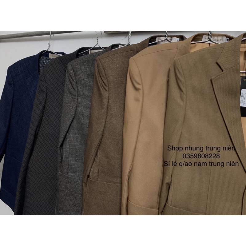 Áo vest demi nam trung niên trung tuổi hàng cao cấp CÔNG TY SAI DONG