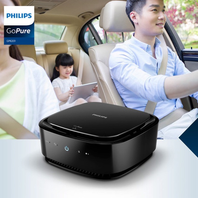 Máy khử mùi, lọc không khí dùng trên xe ô tô. Thương hiệu cao cấp Philips, mã GP6201 - Hàng Chính Hãng {CHÍNH HÃNG 100%}