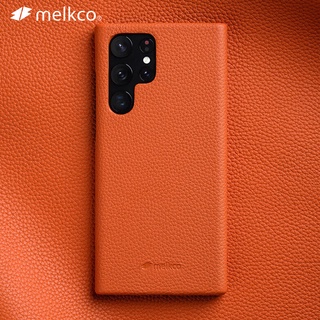 Ốp Da Cao Cấp Melkco Cho Samsung Galaxy S22 Ultra S22 Plus + 5G Thời Trang Cao Cấp Bò Vỏ Điện Thoại Kinh Doanh