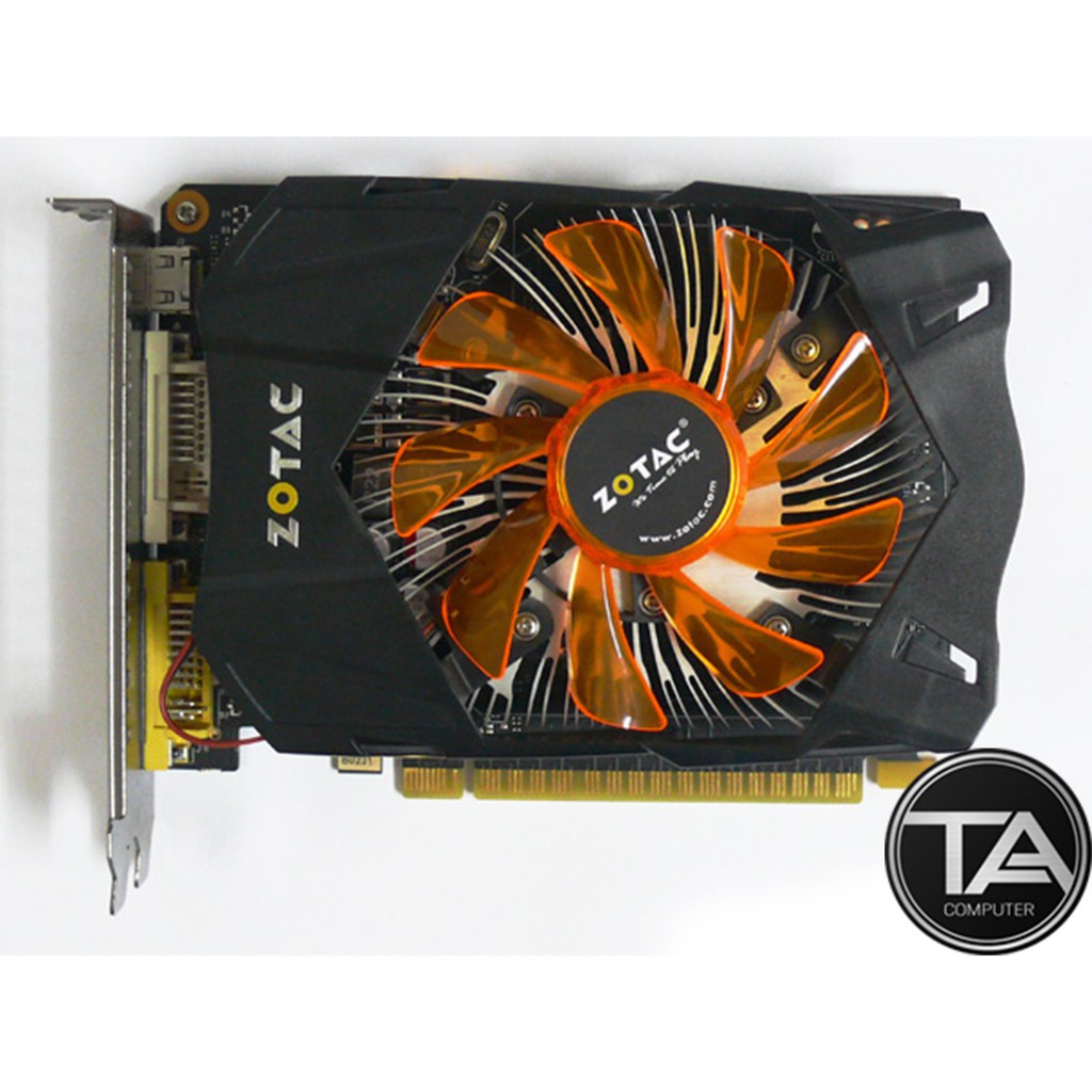 QVJ Card đồ họa Zotac GTX 750Ti 2Gb DDR5 128bit - Zotac GTX 750Ti 2Gb DDR5 32