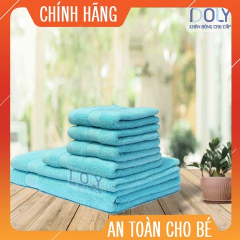 Combo 6 Khăn Bông Cao Cấp DOLY 100% cotton