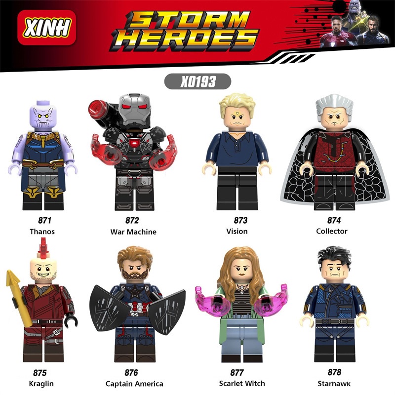 Mô Hình Nhân Vật Siêu Anh Hùng Minifigures