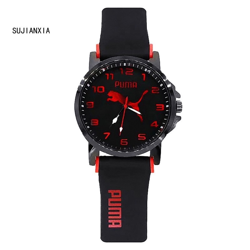 Đồng Hồ Thể Thao Dây Silicone Mặt Tròn Cho Nam PUMA