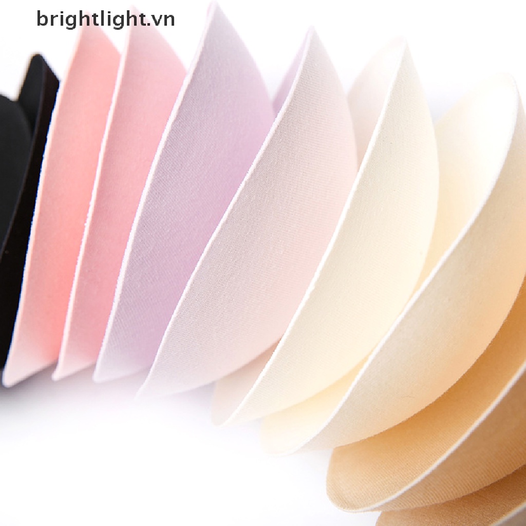 Set 2 Miếng Đệm Ngực Hình Tròn Thoáng Khí Có Thể Tháo Rời