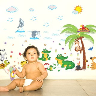 Decal Công viên khủng long SK9090